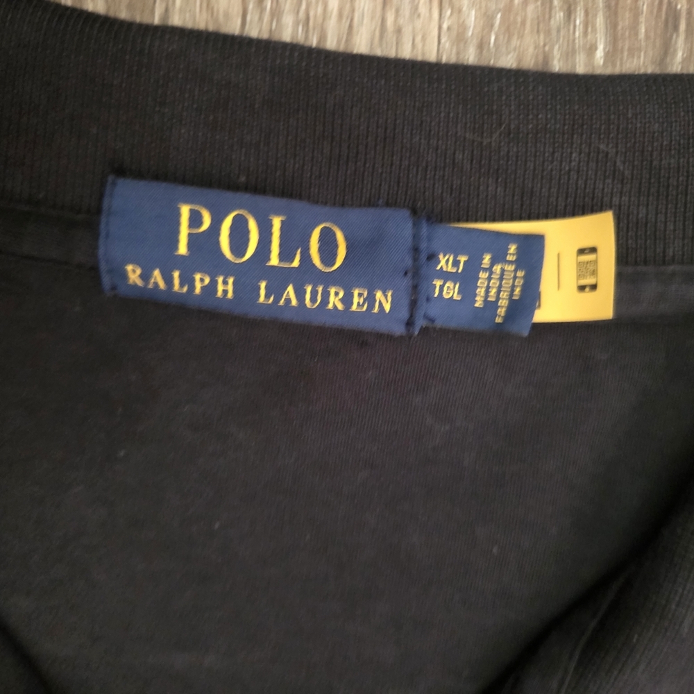 Ralph Lauren Polo Shirt Mens XL Black Red Pony Short Sleeve Preppy Casual - Picture 3 of 3